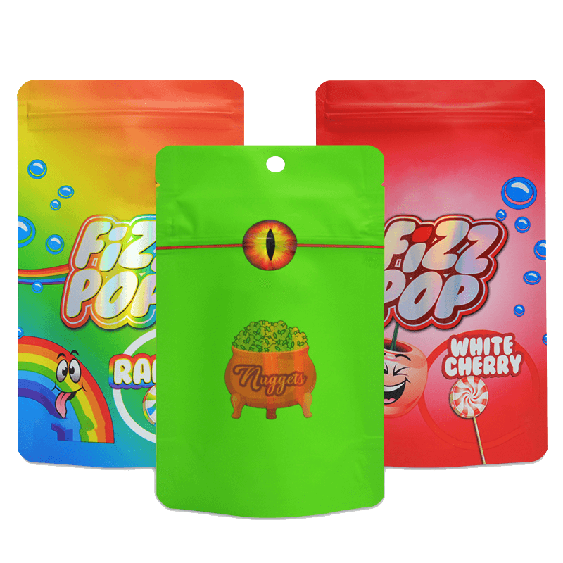 Impreso Color mate Envasado de alimentos Stand Mylar Bag